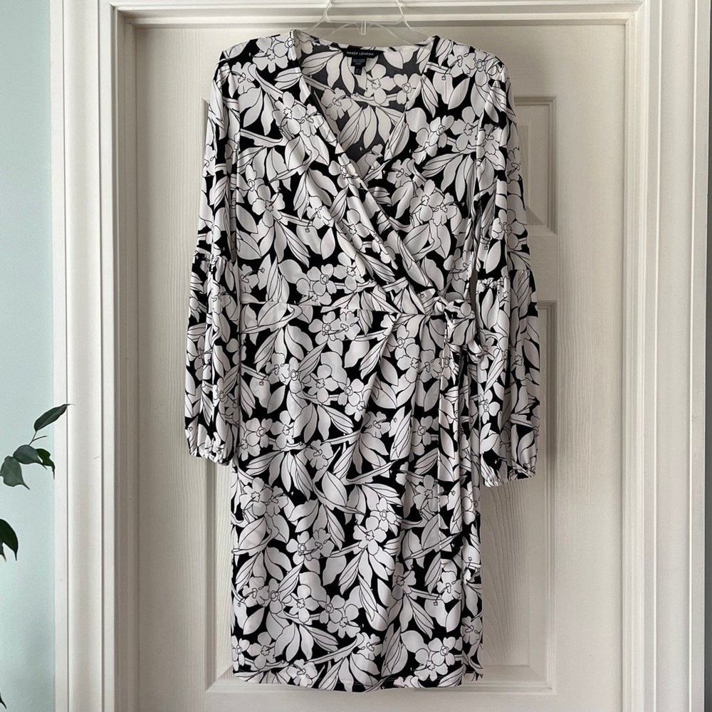 Maggy London faux wrap dress, 6